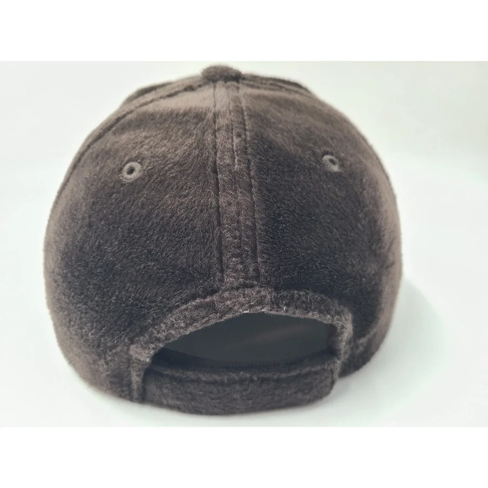 Jordan Craig Fuzzy Adjustable Hat Cap Baseball Casual Script Dad Men Women Brown